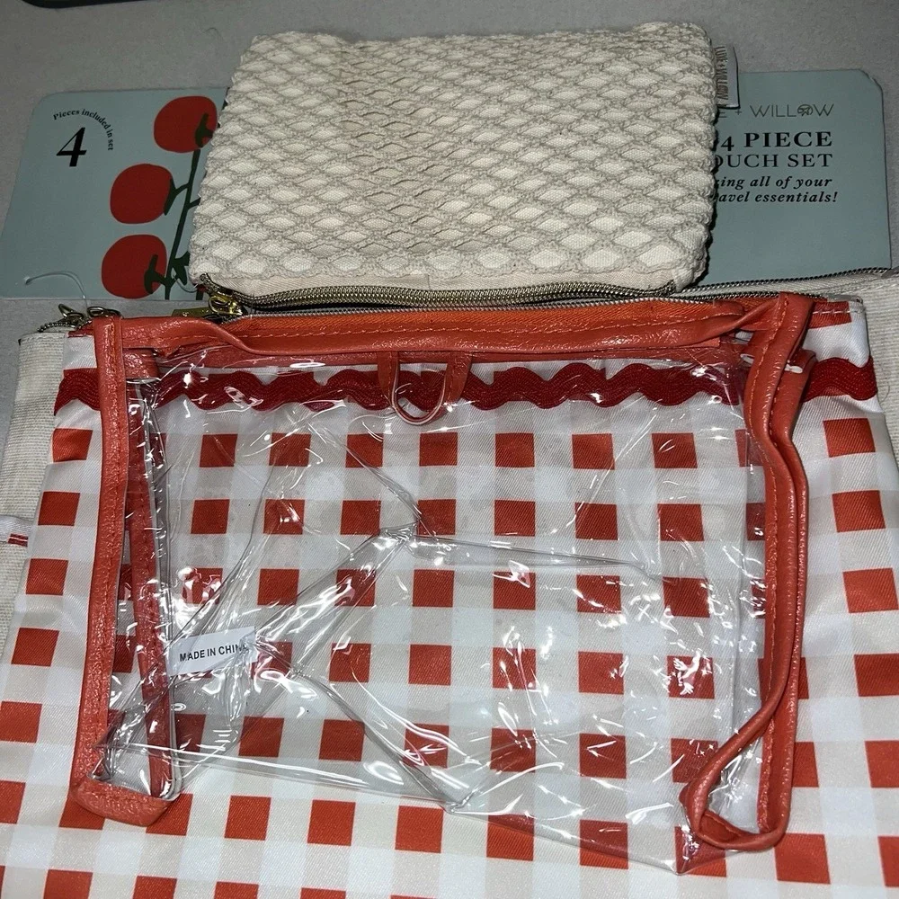 Luxe +‎ Willow 4 Piece Multi Travel Pouch Set